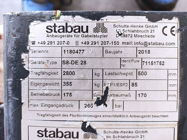 Stabau Drehgerät 58-DE 28 - Stabau Drehgerät 58-DE 28