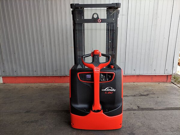 Linde Elektro Hochhubwagen L20i/1173 (Lack neu) Triplex - Linde Elektro Hochhubwagen L20i/1173 (Lack neu) Triplex