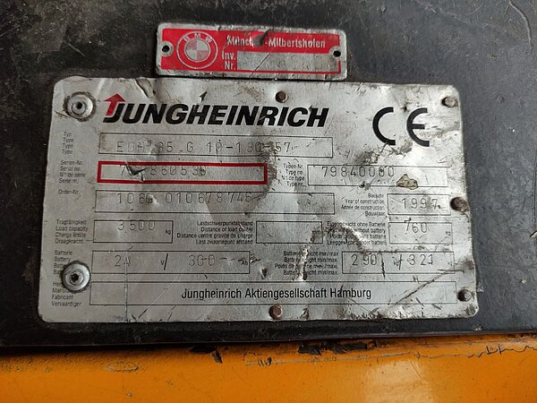 Jungheinrich Elektro Niederhubwagen EDH 35G19-130-57 - Jungheinrich Elektro Niederhubwagen EDH 35G19-130-57