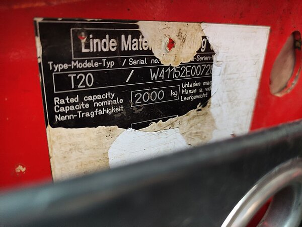  - Linde Elektro Niederhubwagen T20-1152 
