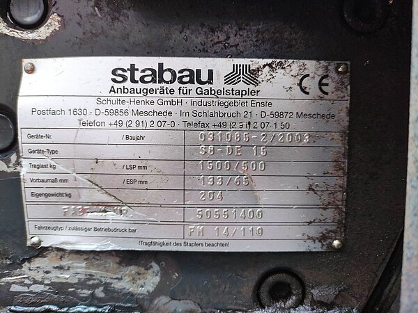 Stabau Drehgerät S8-DE 15 - Stabau Drehgerät S8-DE 15