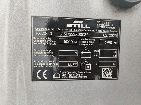Still Diesel Dieselstapler RX70-50 Standard - Still Diesel Dieselstapler RX70-50 Standard