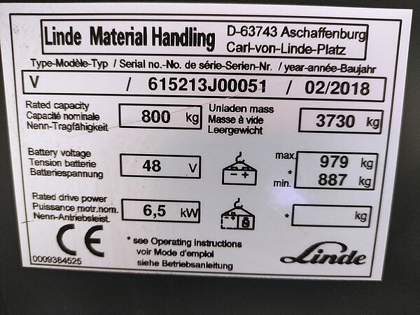Linde Elektro Hochhubkommissionierer V Modular Triplex - Linde Elektro Hochhubkommissionierer V Modular Triplex