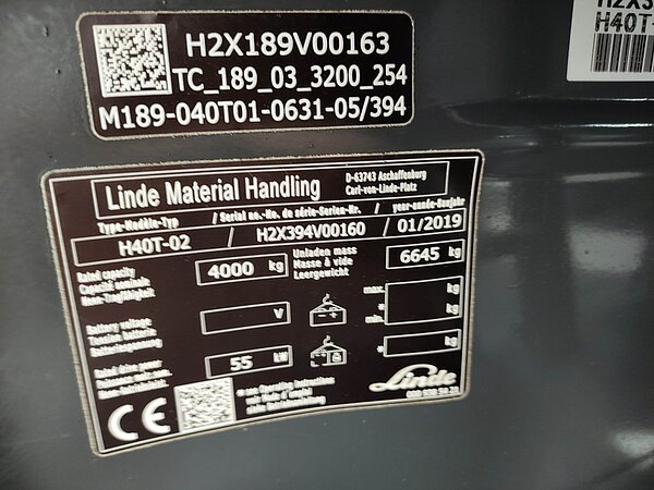 Linde Treibgas Treibgasstapler H40T-02-394 EVO Triplex - Linde Treibgas Treibgasstapler H40T-02-394 EVO Triplex