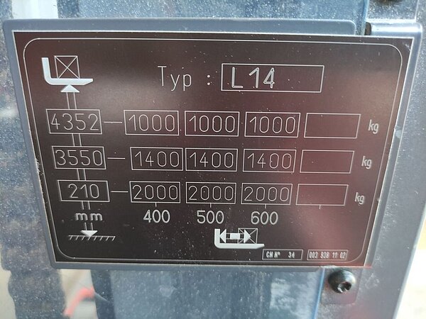Linde Elektro Hochhubwagen L14i / 1173 Triplex - Linde Elektro Hochhubwagen L14i / 1173 Triplex