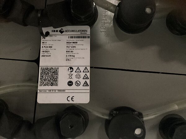 Ibh Antriebsbatterie 80V 6 PZS 930 - Ibh Antriebsbatterie 80V 6 PZS 930
