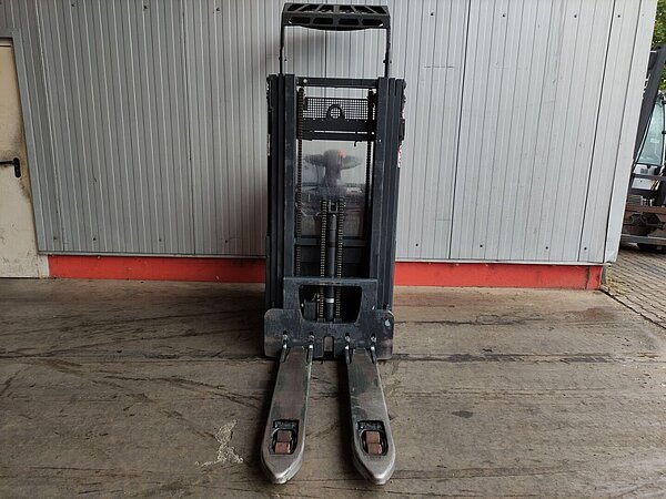 Linde Elektro Hochhubwagen D14SPi/133 mit Wiegesystem von RAVAS Triplex - Linde Elektro Hochhubwagen D14SPi/133 mit Wiegesystem von RAVAS Triplex