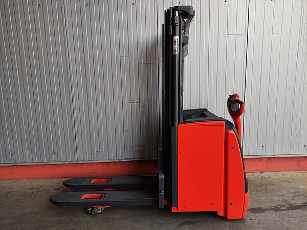 Elektro Hochhubwagen L20i/1173 (Lack neu) Triplex - Linde Elektro Hochhubwagen L20i/1173 (Lack neu) Triplex