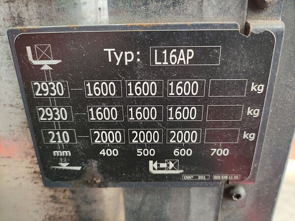 Linde Elektro Hochhubwagen L16 APi-1173 Standard - Linde Elektro Hochhubwagen L16 APi-1173 Standard