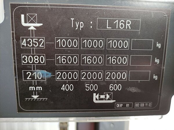 Linde Elektro L16R i Triplex - Linde Elektro L16R i Triplex