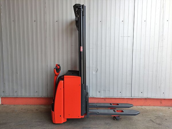  - Linde Elektro Hochhubwagen L14i/ 1173 (Lack neu, Kundendienst u. UVV Prüfung Triplex