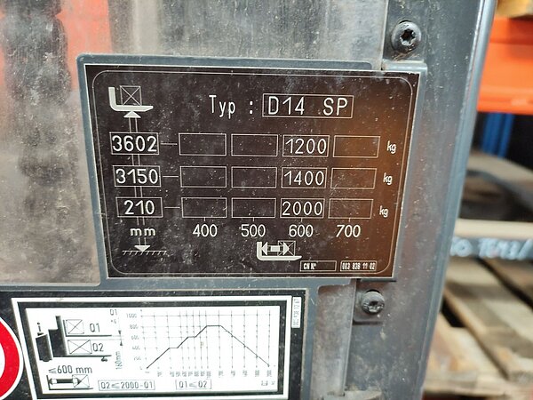 Linde Elektro Hochhubwagen D14SPi/133 mit Wiegesystem von RAVAS Triplex - Linde Elektro Hochhubwagen D14SPi/133 mit Wiegesystem von RAVAS Triplex