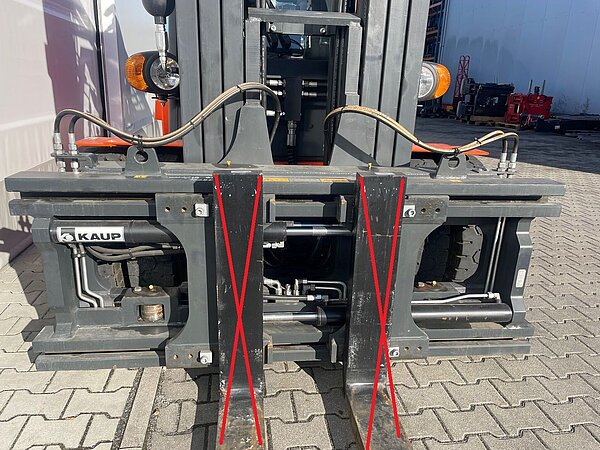 Zinkenverstellgerät 10T466 / Neuwertig - Kaup Zinkenverstellgerät 10T466 / Neuwertig