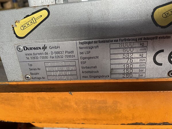 Durwen Zinkenverstellgerät RZV60S - Durwen Zinkenverstellgerät RZV60S