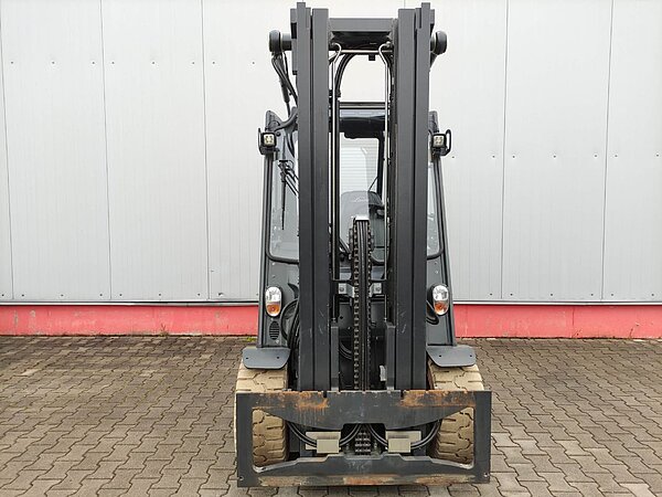 Linde Elektro Elektro 4 Rad-Stapler E50HL-01-388 Triplex - Linde Elektro Elektro 4 Rad-Stapler E50HL-01-388 Triplex