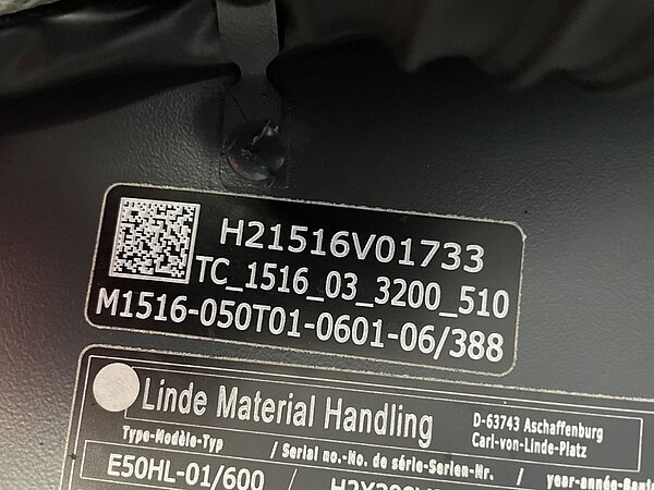 Linde Elektro Elektro 4 Rad-Stapler E50HL-01/600-388 Triplex - Linde Elektro Elektro 4 Rad-Stapler E50HL-01/600-388 Triplex