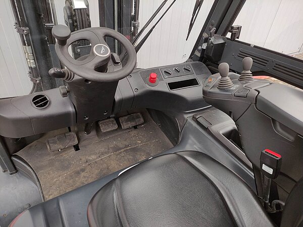 Linde Elektro Elektro 4 Rad-Stapler E50HL-01-388 Triplex - Linde Elektro Elektro 4 Rad-Stapler E50HL-01-388 Triplex