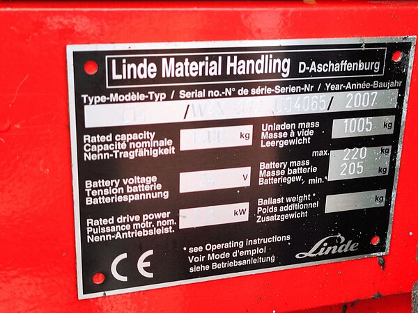 Linde Elektro Hochhubwagen L14i-372 Triplex - Linde Elektro Hochhubwagen L14i-372 Triplex
