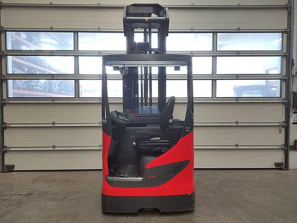  - Linde Elektro Schubmaststapler R14-01/1120 Triplex