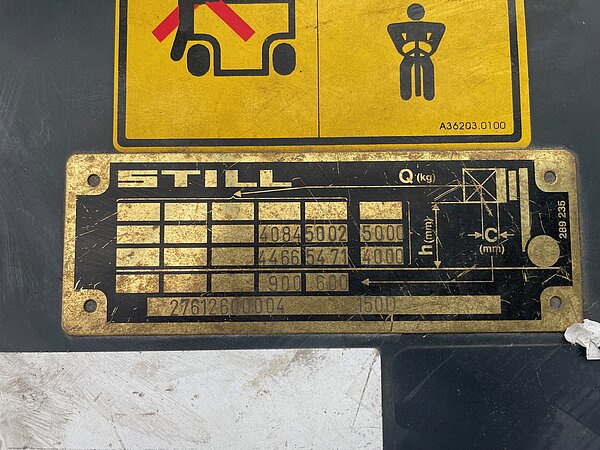 Still Elektro Elektro 4 Rad-Stapler R60-60 (Kalmar) Triplex - Still Elektro Elektro 4 Rad-Stapler R60-60 (Kalmar) Triplex