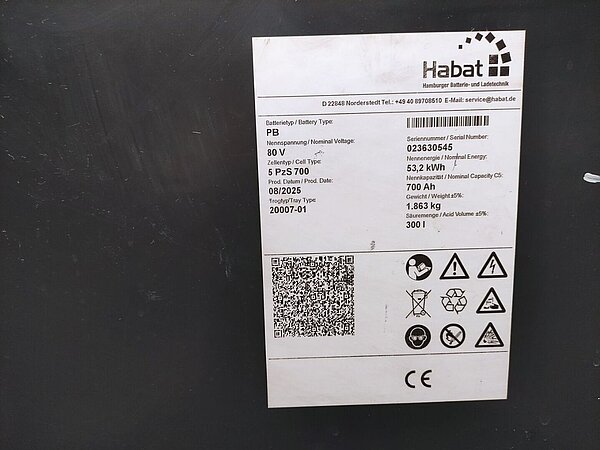 Antriebsbatterie 80V 5 PzS 700 - Antriebsbatterie 80V 5 PzS 700