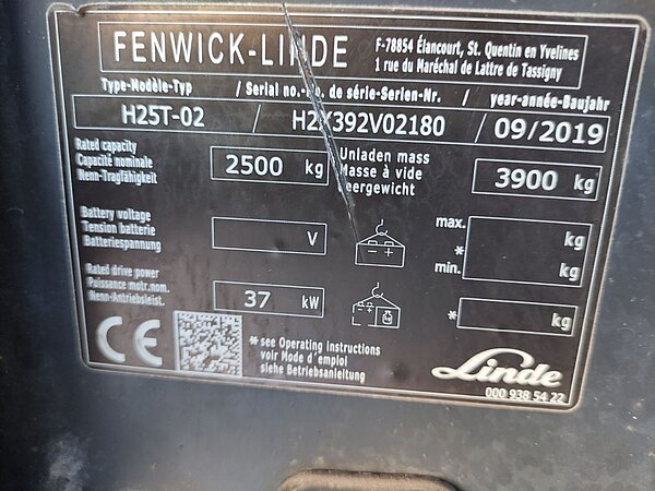 Linde Treibgas Treibgasstapler H25T - 02/392 EVO Triplex - Linde Treibgas Treibgasstapler H25T - 02/392 EVO Triplex