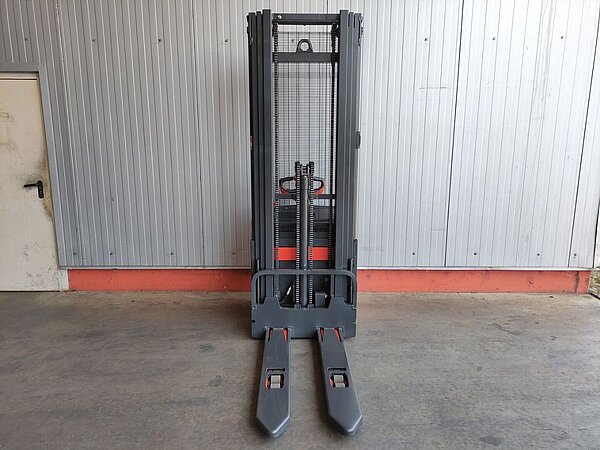  - Linde Elektro Hochhubwagen L14i/ 1173 (Lack neu, Kundendienst u. UVV Prüfung Triplex